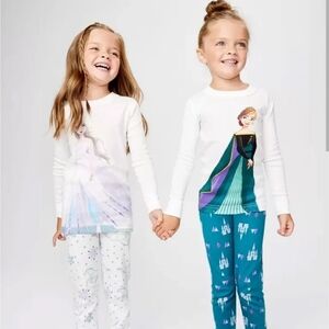 Hanna Andersson NWT 6-7 Disney Elsa Pajamas